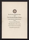 Invitation to Commencement Exercises 1925